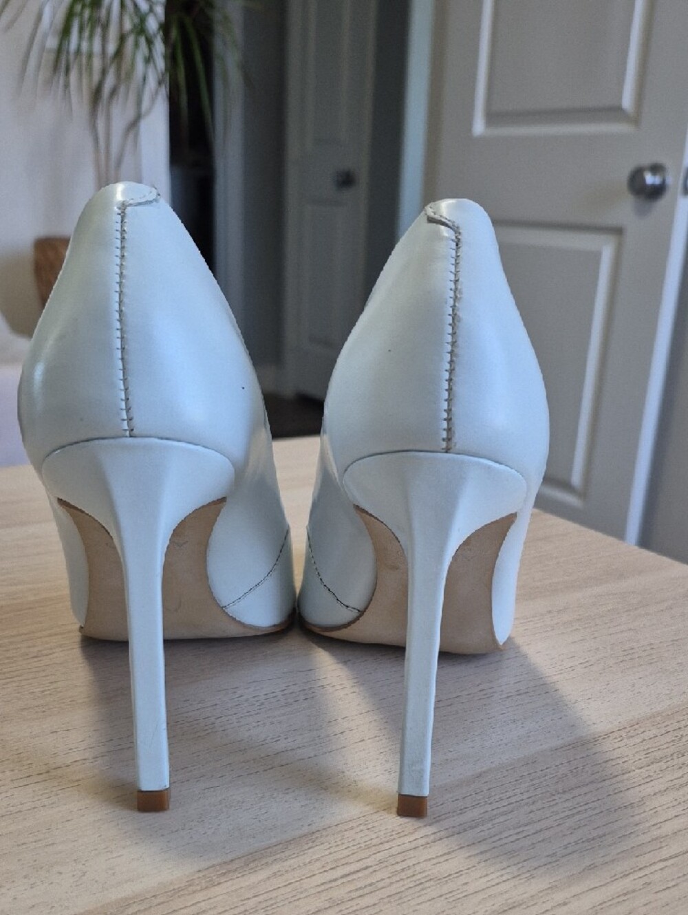 ALDO Powder Blue  Pointed-Toe Stiletto Heels Size 6 - Picture 4 of 9